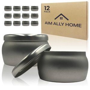11 oz Metal Candle Tins (12 Pack)